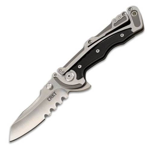 5891 CRKT Graphite™ WITH VEFF FLAT TOP SERRATIONS® фото 3