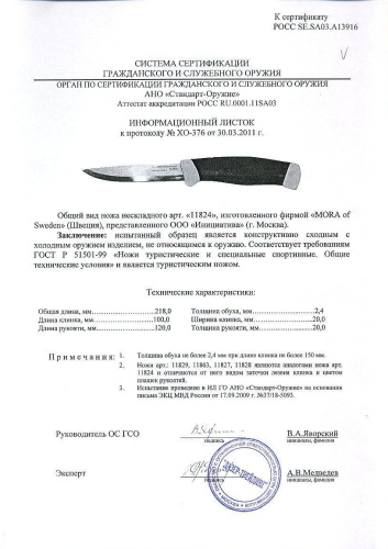 504 Mora Нож с фиксированным лезвием Morakniv Companion F Rescue фото 6