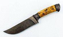 Военный нож  Авторский Нож из Дамаска №35